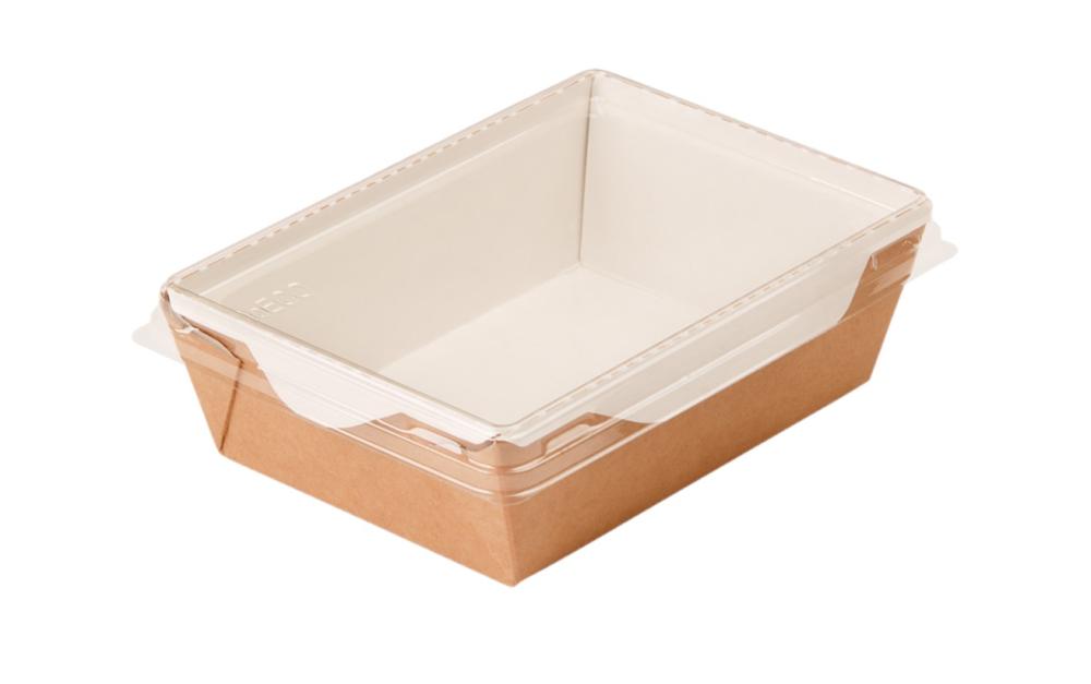 Упаковка для салата с прозрачной крышкой 400мл OpSalad ECO