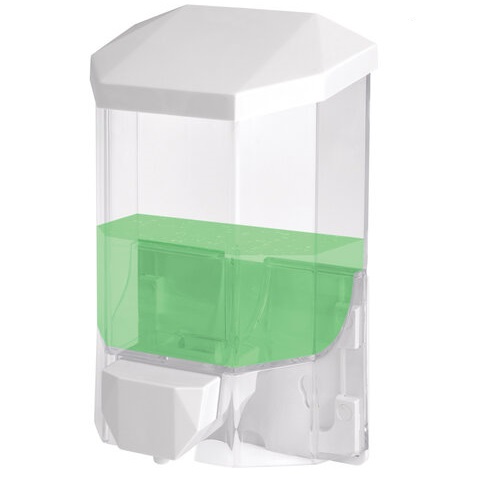 Диспенсер для жидкого мыла наливной 0,5л LAIMA PROFESSIONAL ORIGINAL прозрачный пластик
