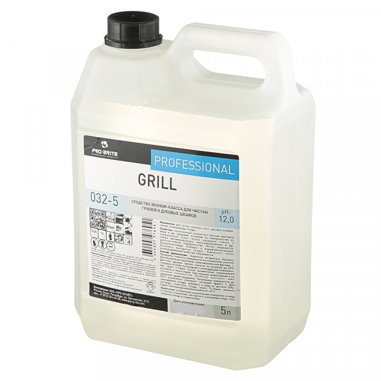 Pro-Brite Grill-Gel 5л средство для мытья печей, грилей, духовых шкафов 032-5