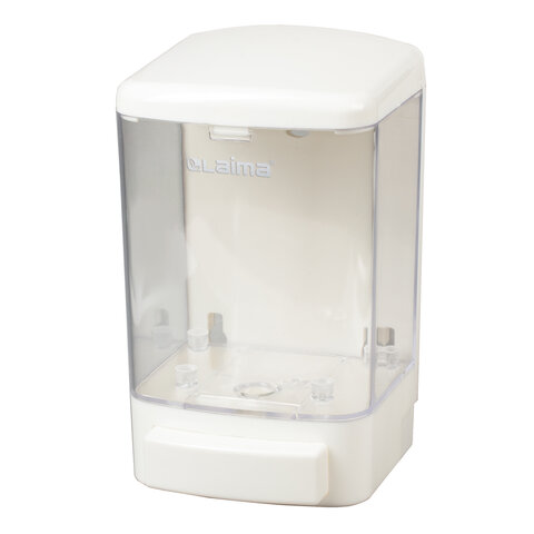 Дозатор для жидкого мыла LAIMA, НАЛИВНОЙ, 1 л, белый, ABS-пластик