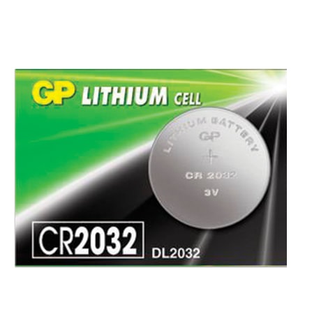 Батарейка GP Lithium (отрывной блок), CR2032, литиевая, 1 шт, блистер, CR2032-7C5